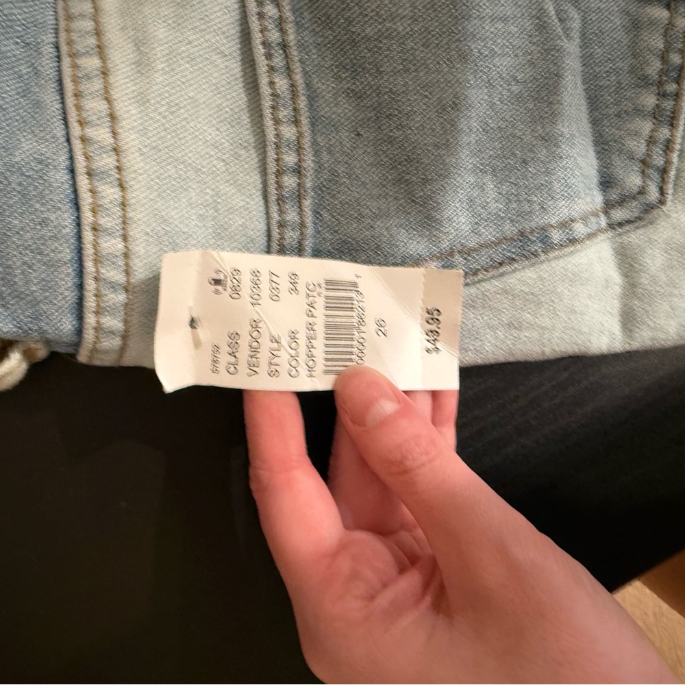 PacSun Sky Blue Denim Shorts - Picture 3 of 3